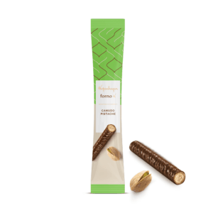 Canudo Wafer Recheado Pistache Forno K 20G