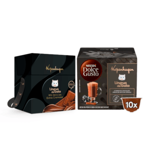 Combo Cápsulas Dolce Gusto Nestlé® Língua De Gato + Mil Delícias Língua De Gato