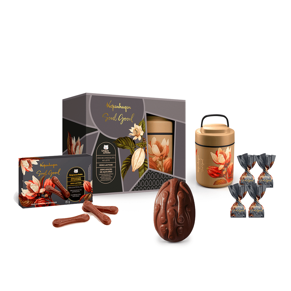 Combo Páscoa Saudável Língua De Gato Soul Good