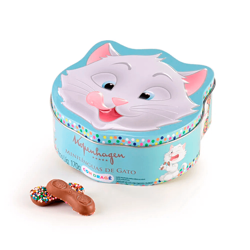 Lata Dragê Lingato 170g