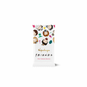 Minitablete Chocolate Branco Friends 10g