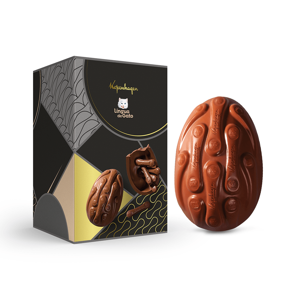 Ovo De Páscoa Língua De Gato Ao Leite 262G