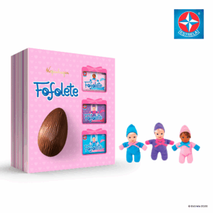 Ovo De Páscoa Com Bonecas Fofolete 120G