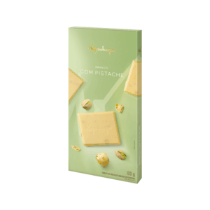 Tablete Branco Com Pistache 100G